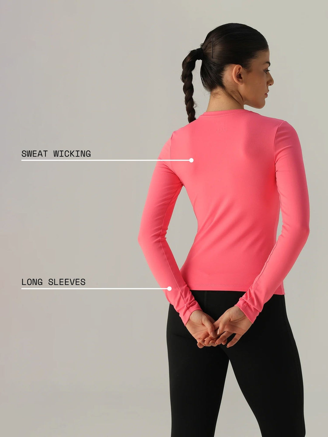 Coral Sculpt Crew Top