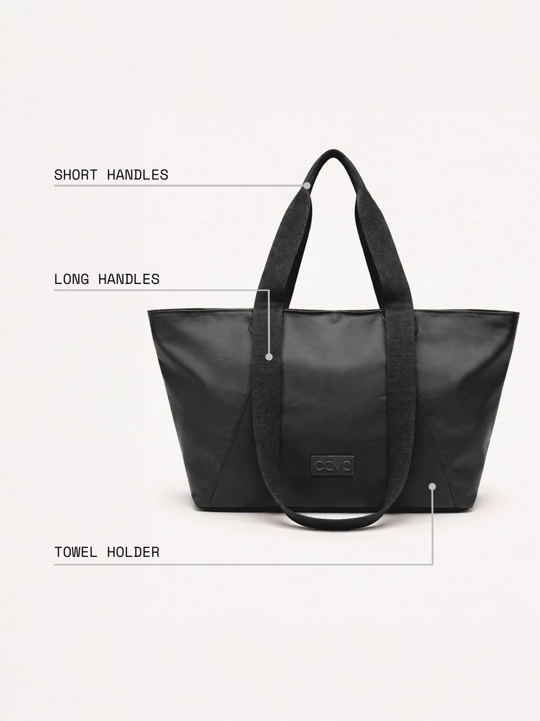 Black Cava Essential Tote