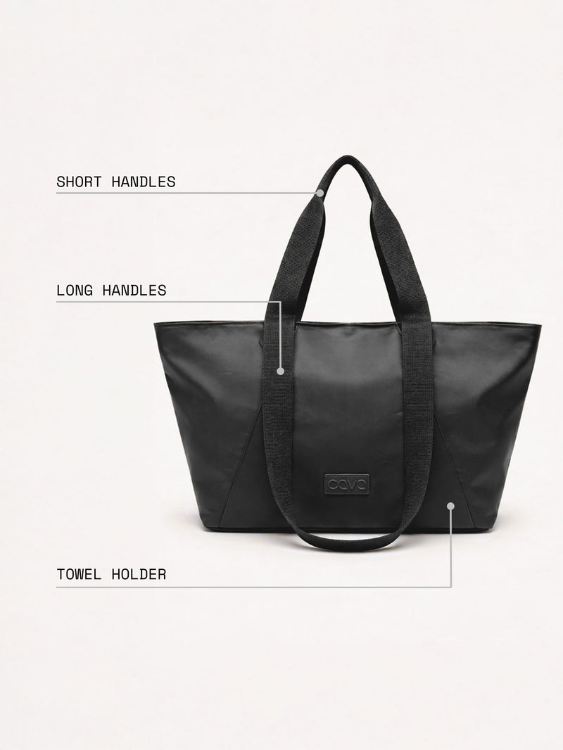 Black Cava Essential Tote