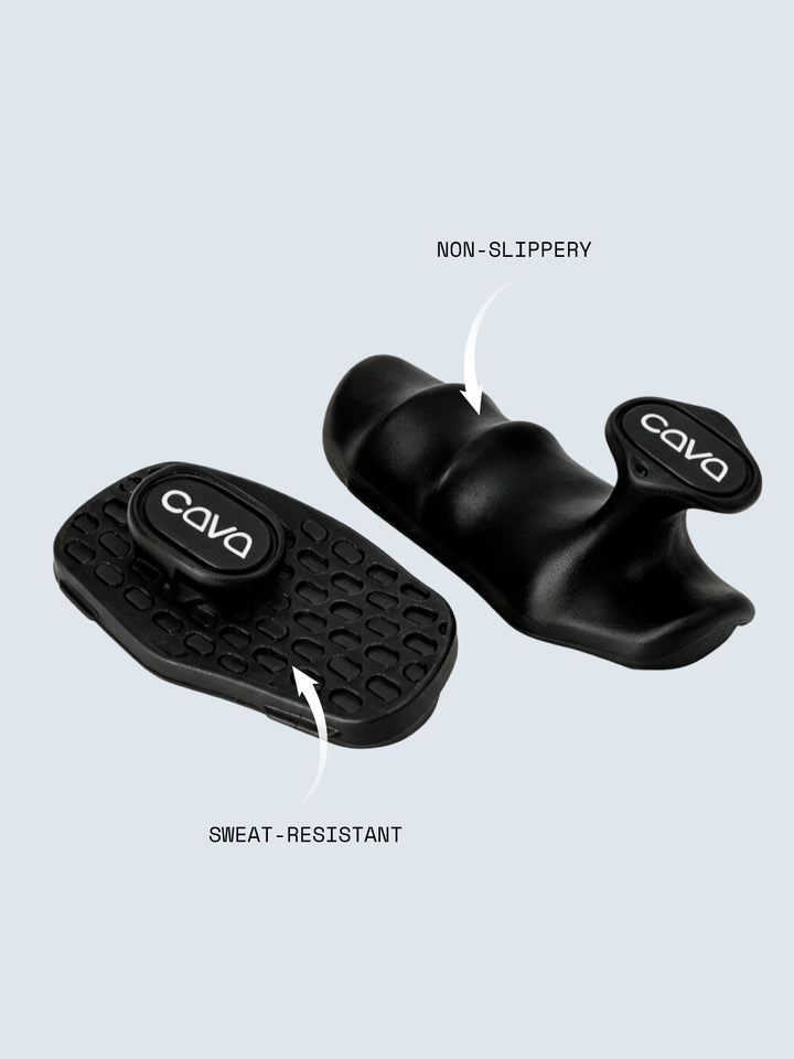 Black Cava Training Hand Grips