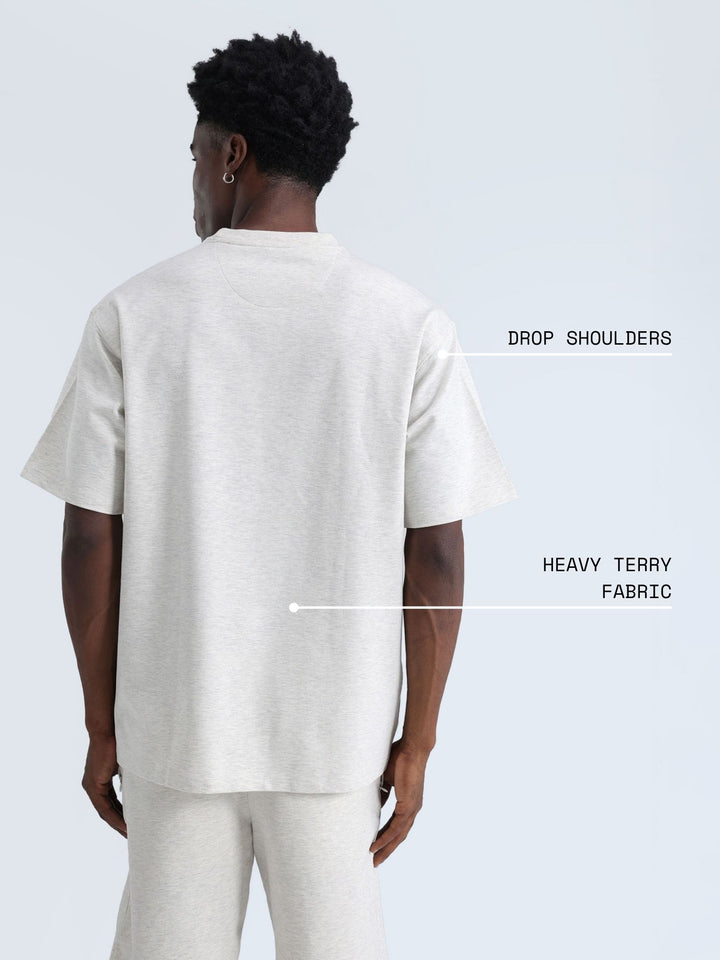 Grey Melange Everywear Leisure Tee