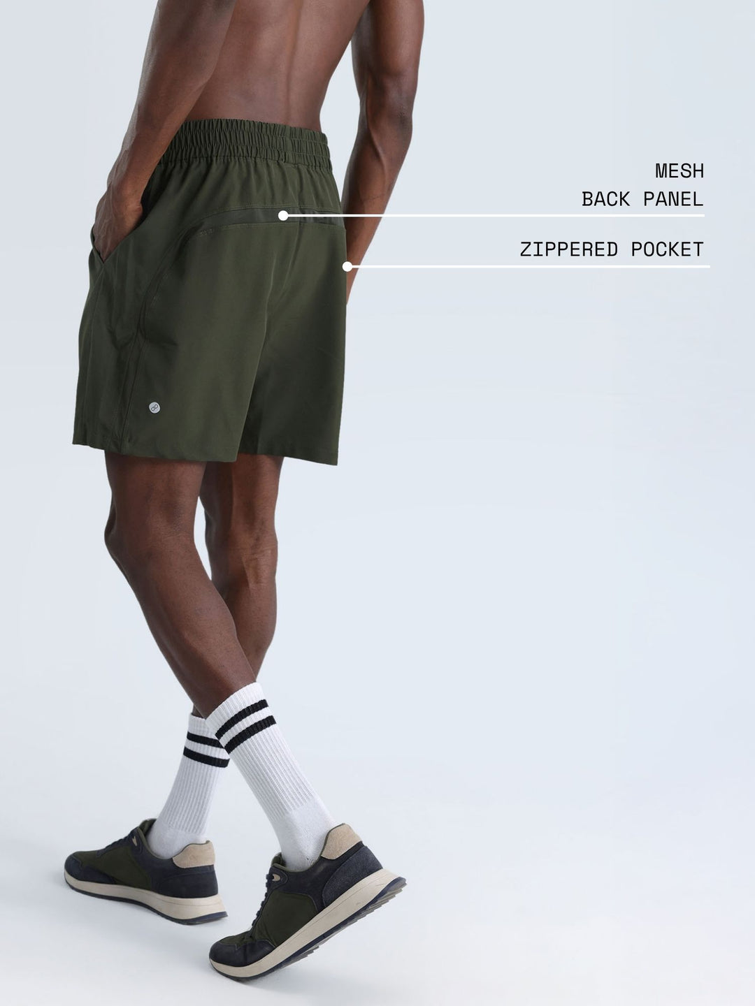 Olive 5" Pacer Shorts