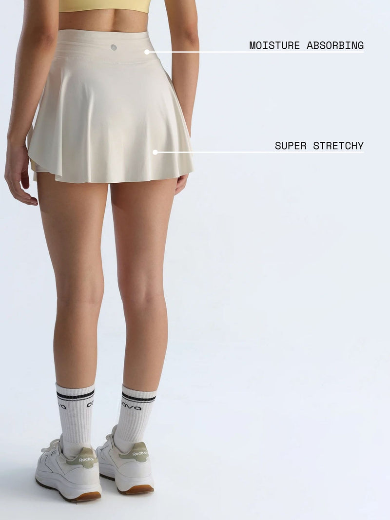 Ivory Swirl Tennis Skorts