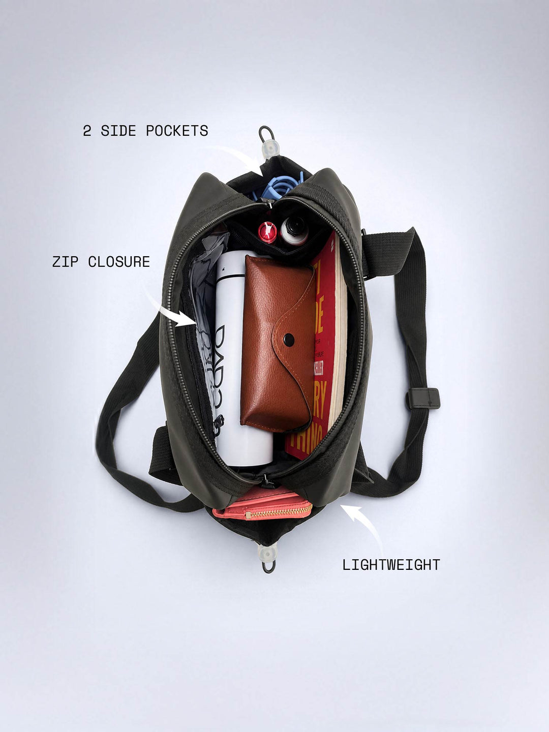 Black Studio Gym Bag
