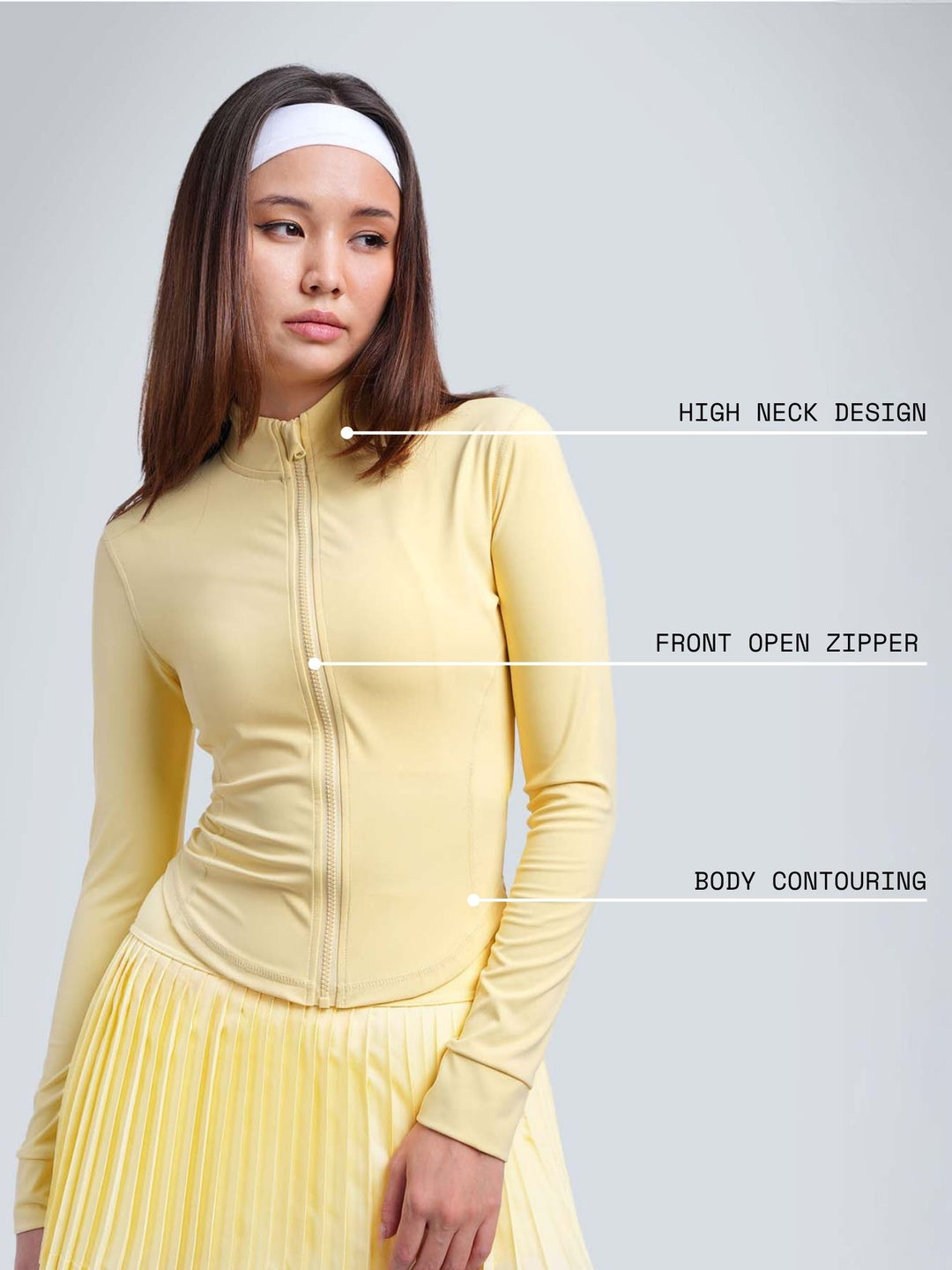 Butter Yellow Sculptor Jacket