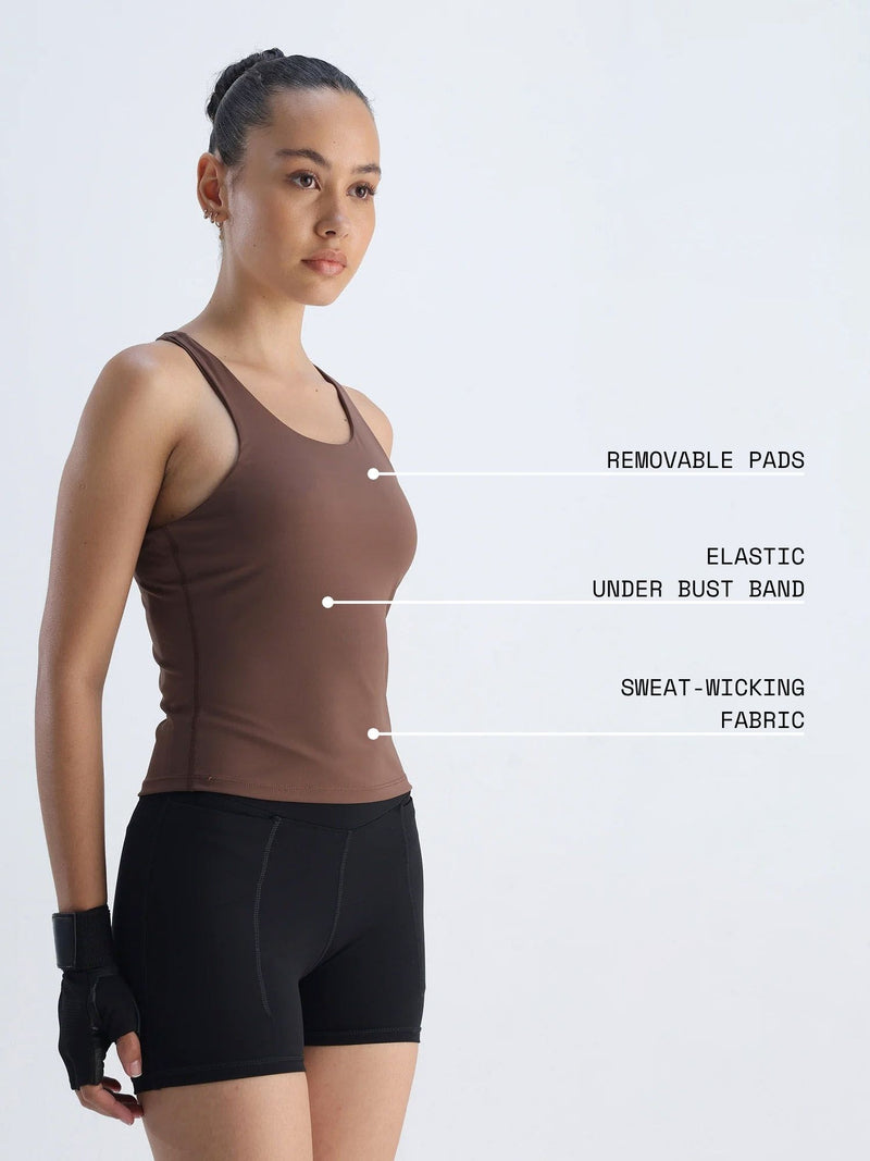 Toasted Racerback tank
