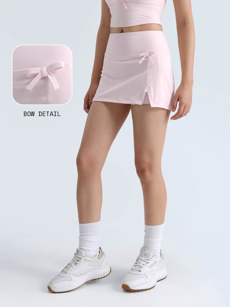 Blush Soft Knot Skorts