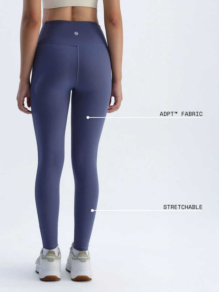 Steel Blue Hourglass Snug Leggings