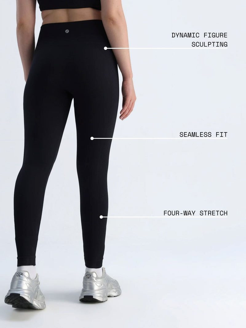 Black Sky-Rise Leggings
