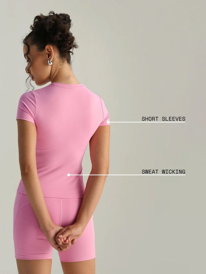 Pink Sculpt Core Top