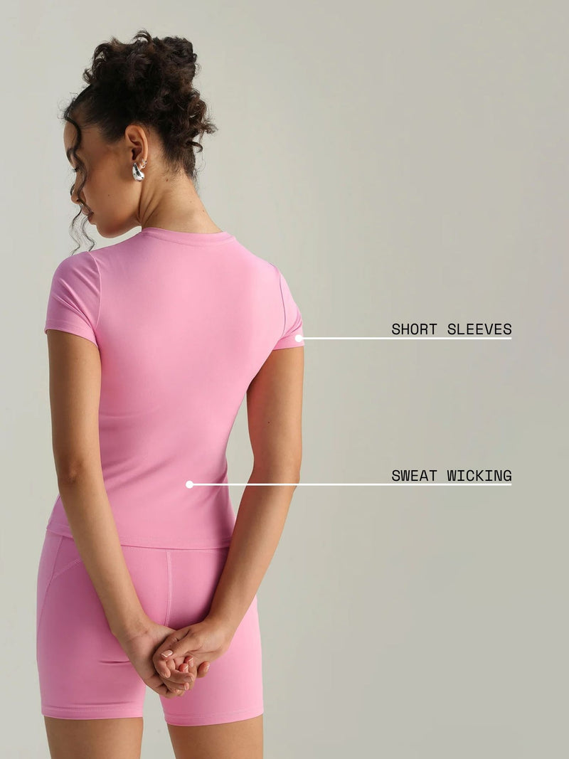 Pink Sculpt Core Top