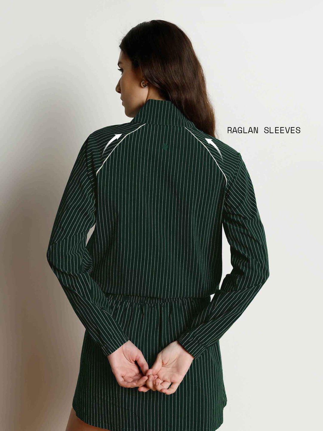 Pine Stripe Rally Quarter Zip Jacket