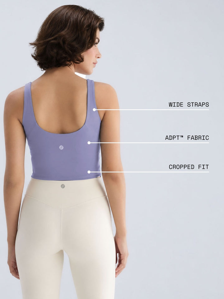 Lilac Refine Crop Tank