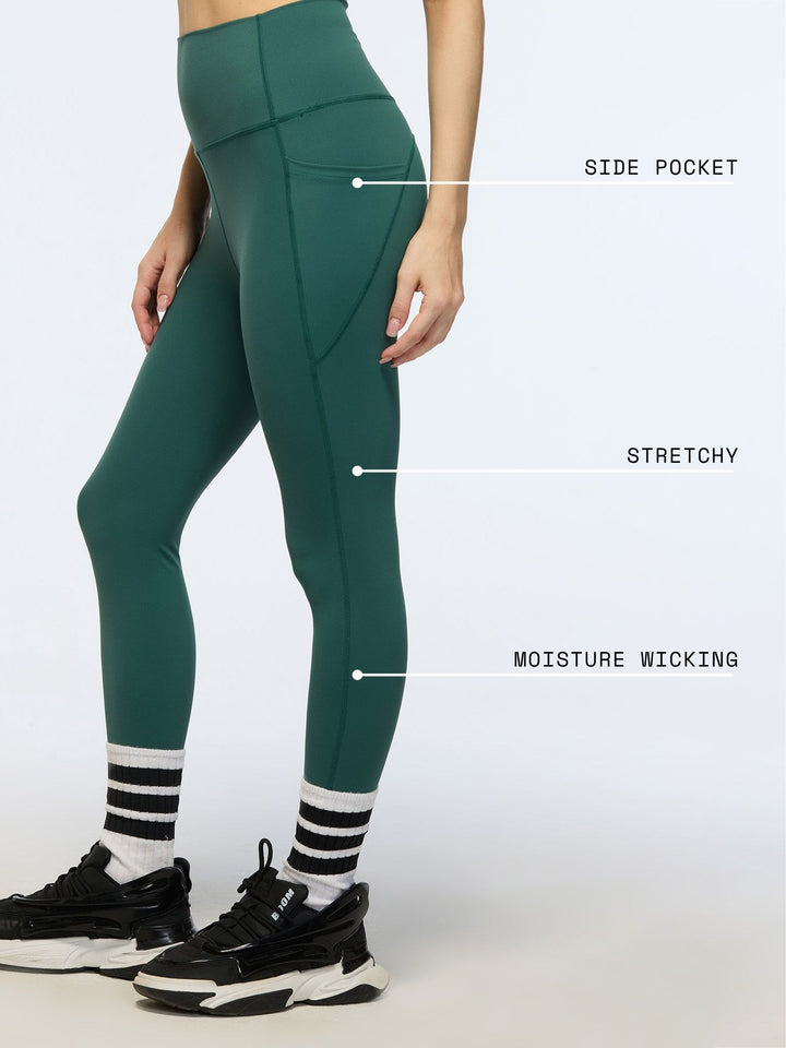 Green Aerial Leggings