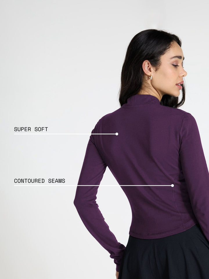Plum Cotton Recovery Jacket