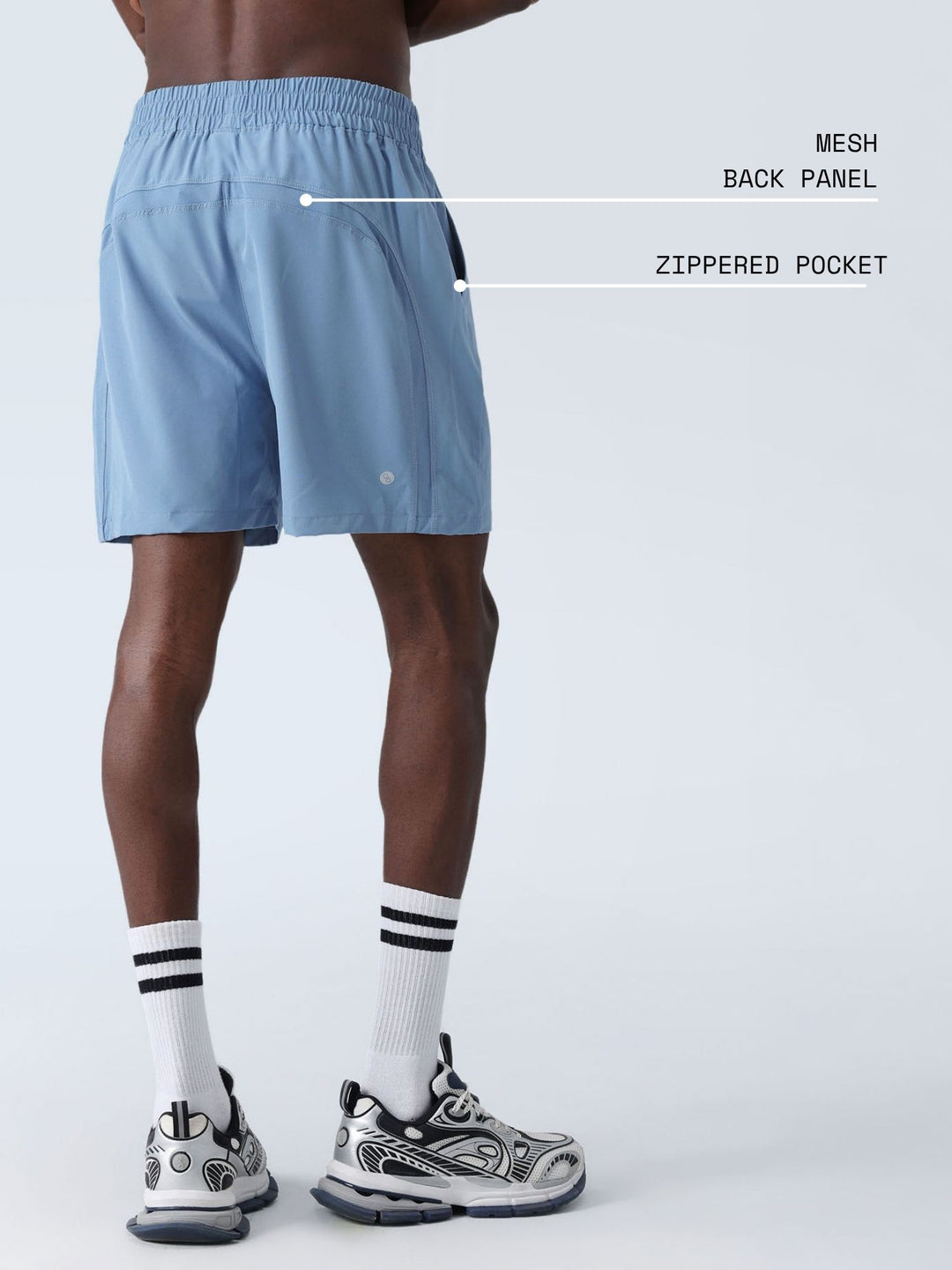 Blue 5" Pacer Shorts