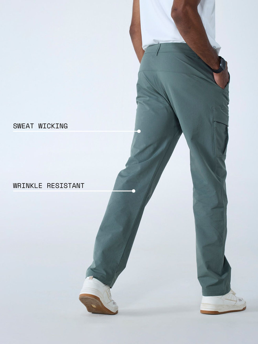 Olive Stride Cargo Pants