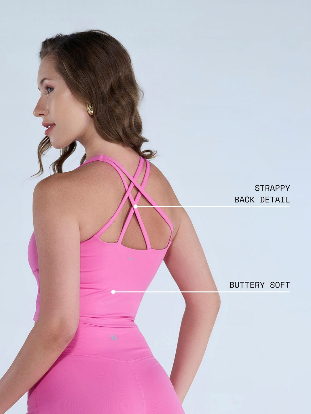 Pink Heartline Sports Bra