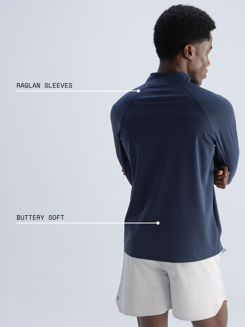 Navy Athletic Quarter-Zip