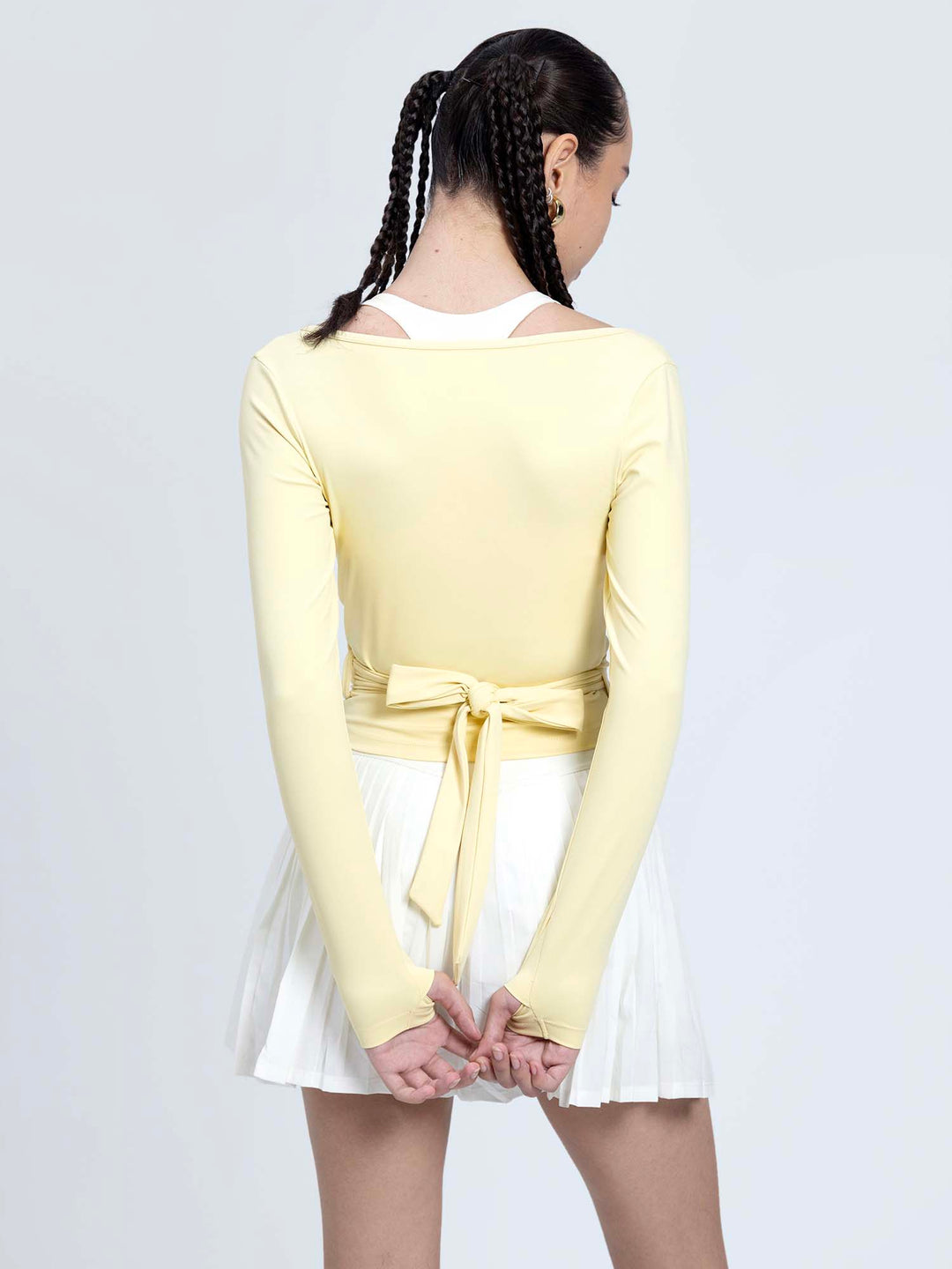 Butter Yellow ADPT™ Wrap Top