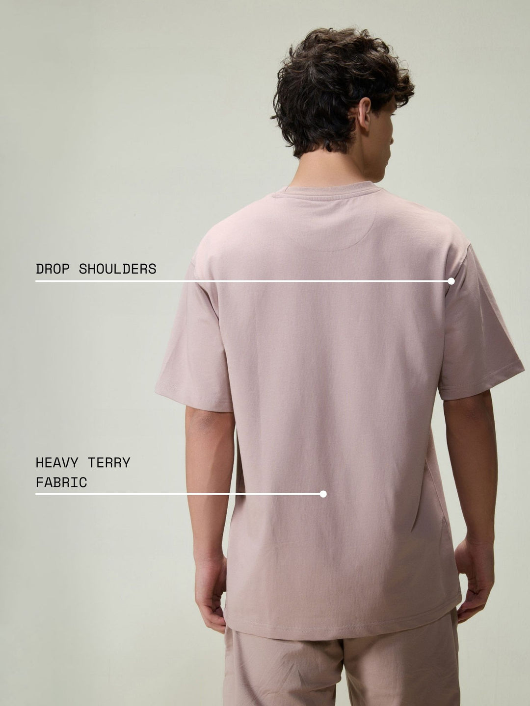 Dusty Pink Everywear Leisure Tee