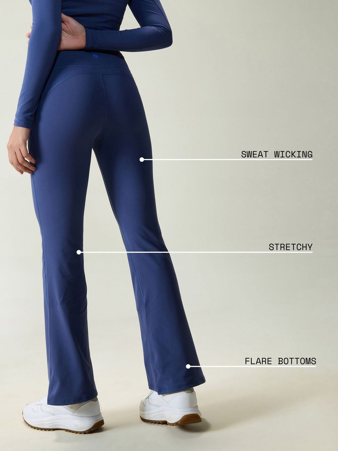 Navy Sculpt Bootcut Leggings