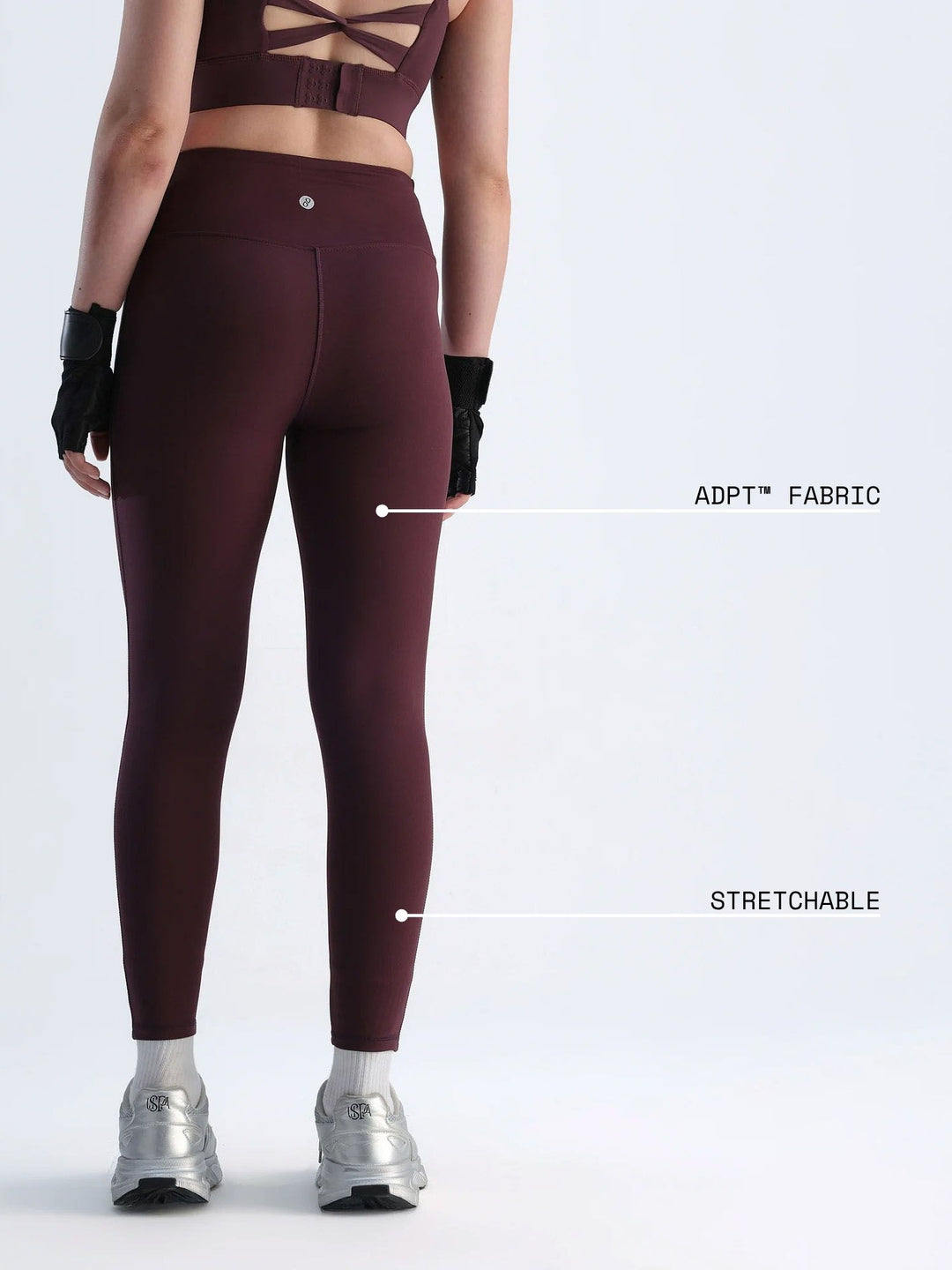 Wine Hourglass Snug Leggings