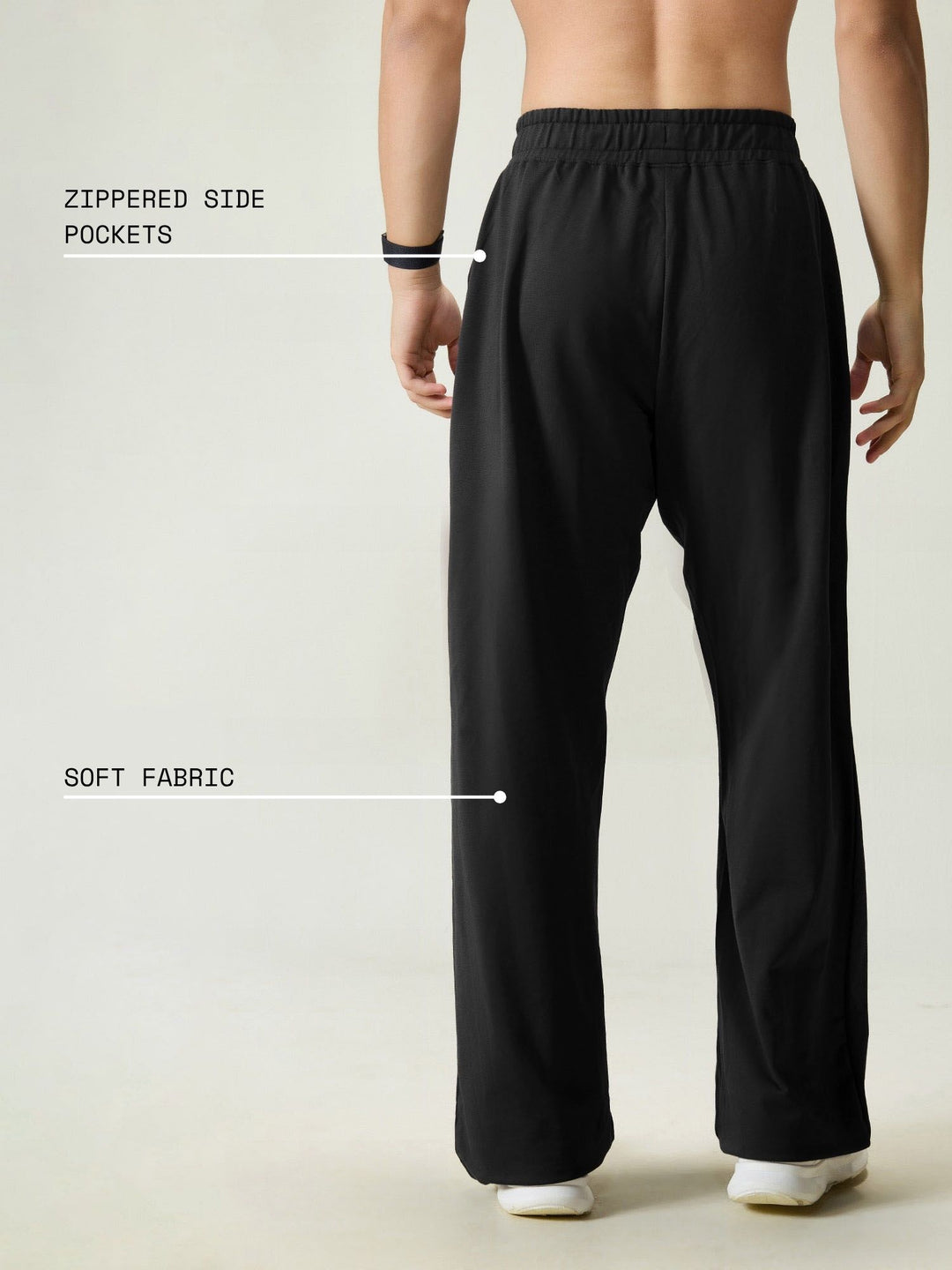 Black Wide Leg Joggers