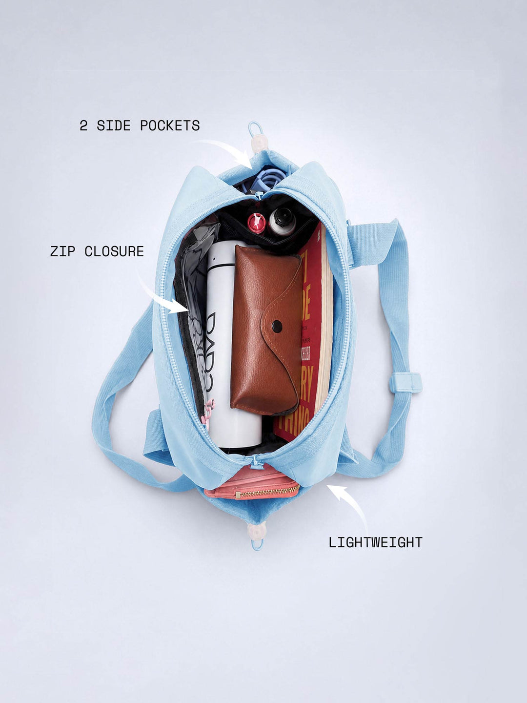Blue Studio Gym Bag