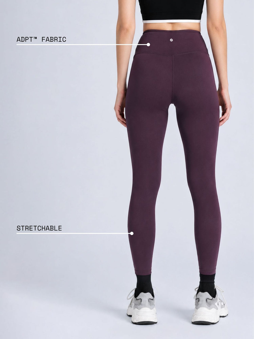 Wine Hourglass Snug Leggings
