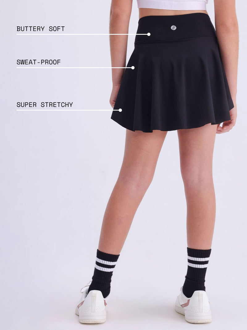 Black Next Gen Swirl Skorts