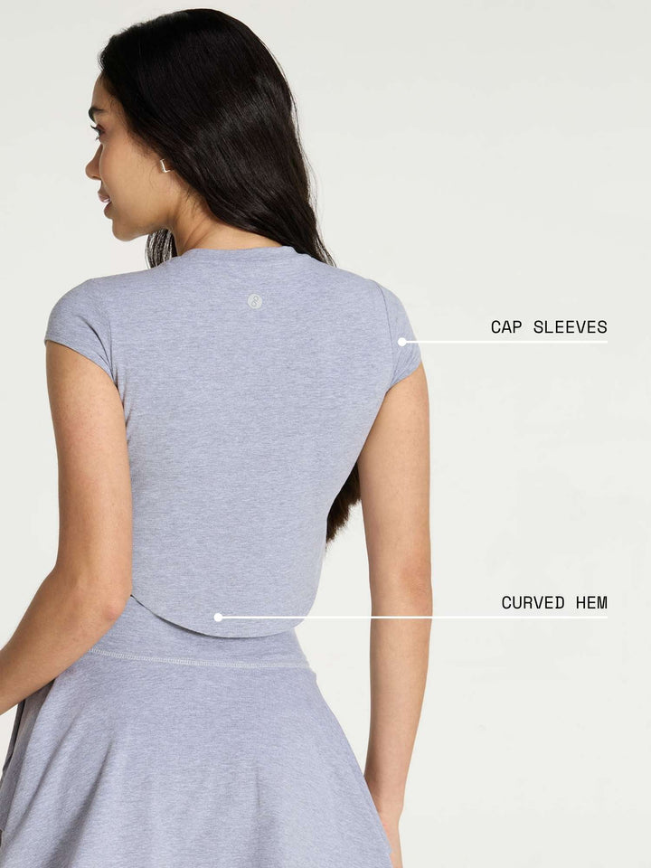 Grey Cotton Baby Tee