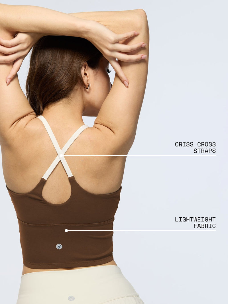 Toasted Cross Back Sports Bra