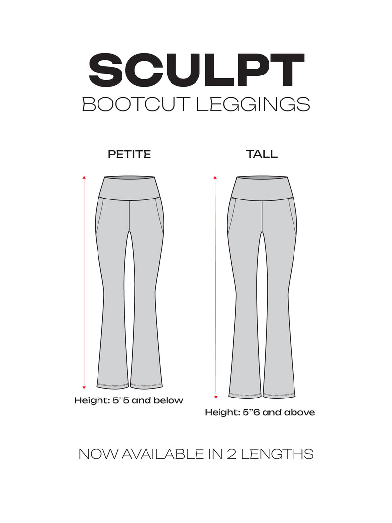 Pink Sculpt Bootcut Leggings