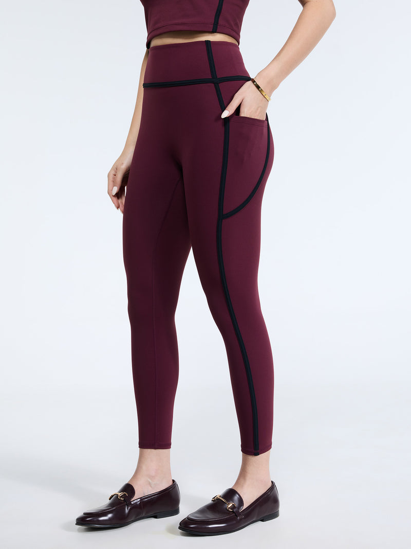 Aerial Contrast Leggings - Pack of 2