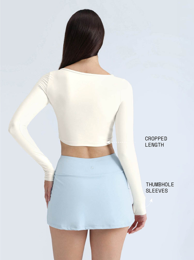 Ivory Lace Scoop Neck Top