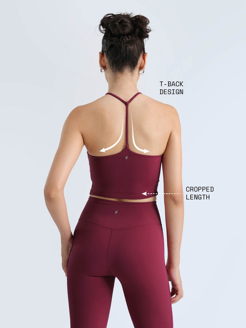 Berry Bow Halter Top
