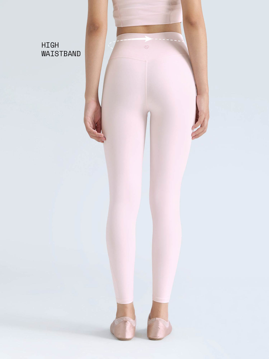 Blush Ruched Snug Leggings
