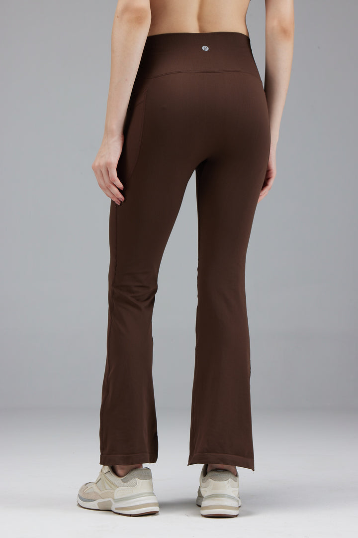 Brown Sculpt 2.0 Flare Leggings