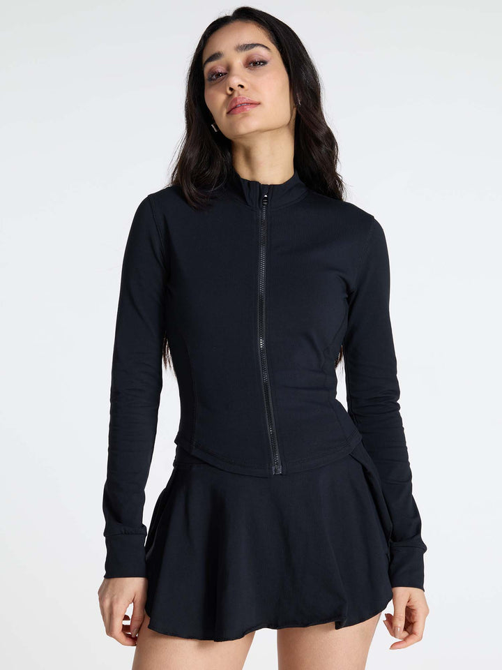 Black Cotton Recovery Jacket