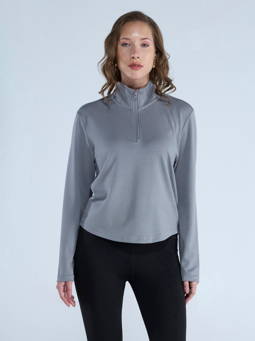 Grey Adaptive Quarter Zip