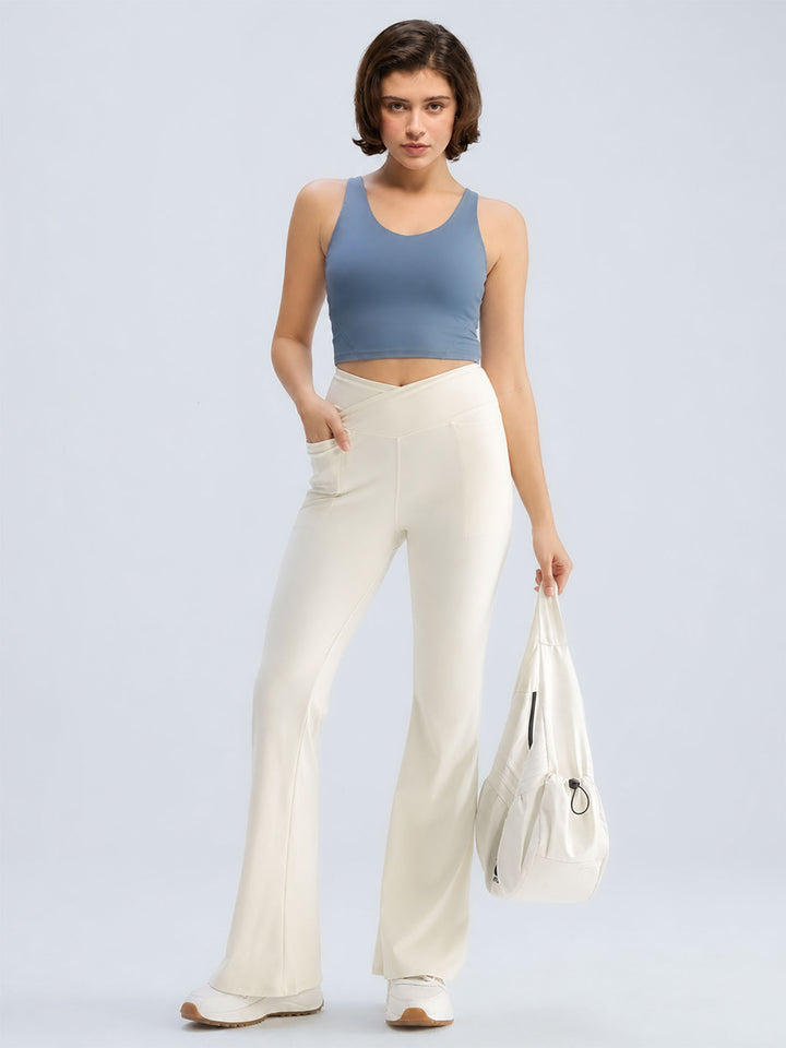 Steel Blue Refine Crop Tank
