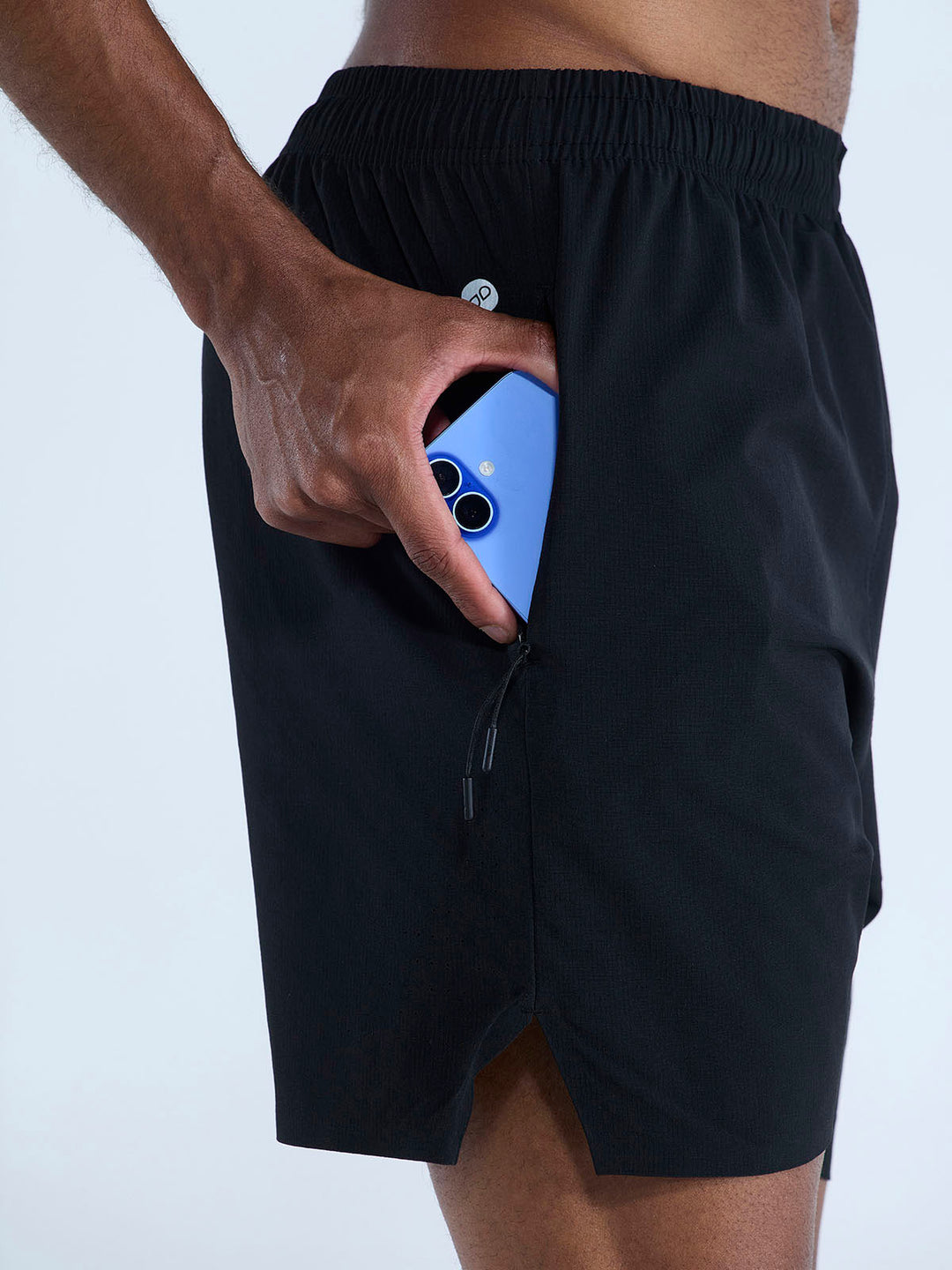 Black 5" Train-In Shorts