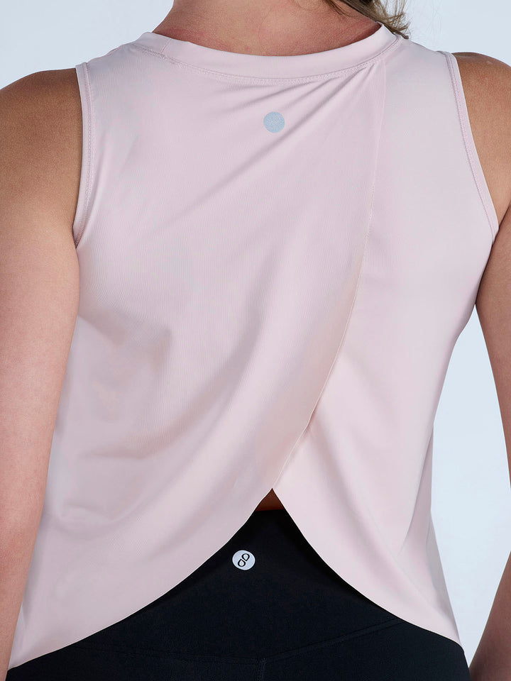 Blush Pink Overlap Tank