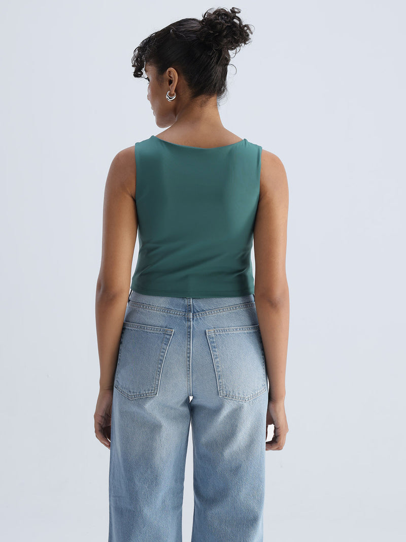 Green Club Corset Top
