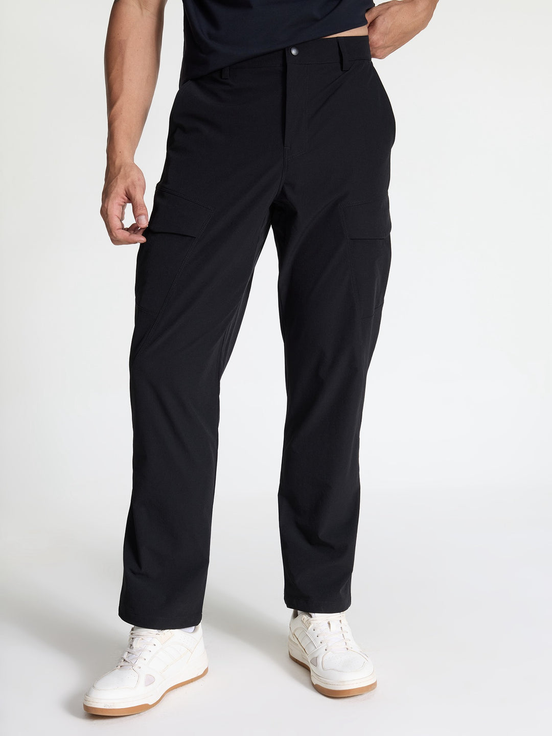 Black Stride Cargo Pants