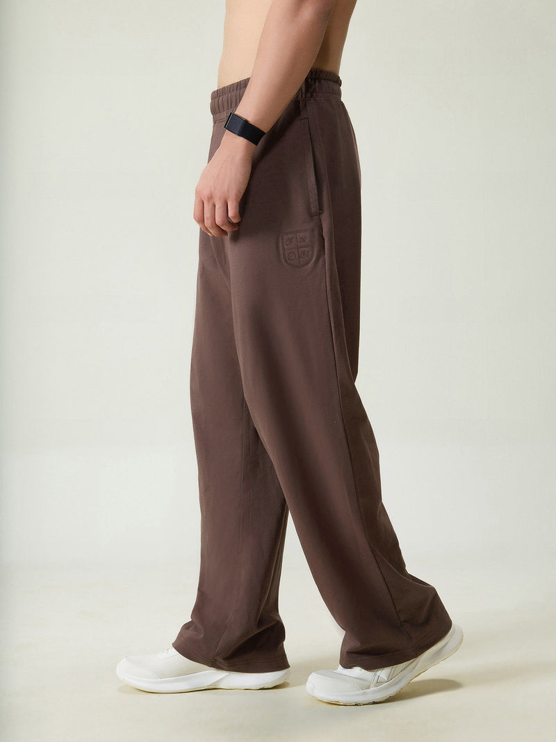 Brown Wide Leg Joggers