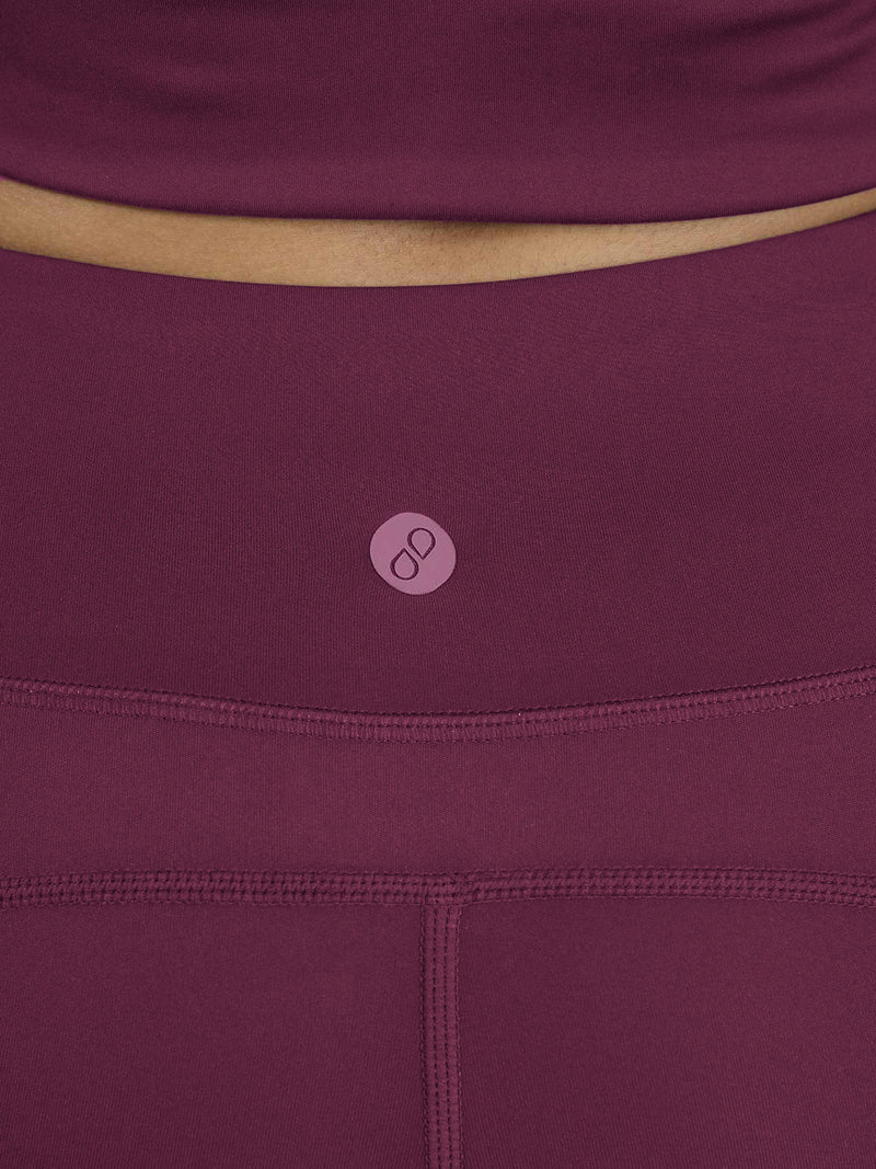 Burgundy Sculpt Core Leggings