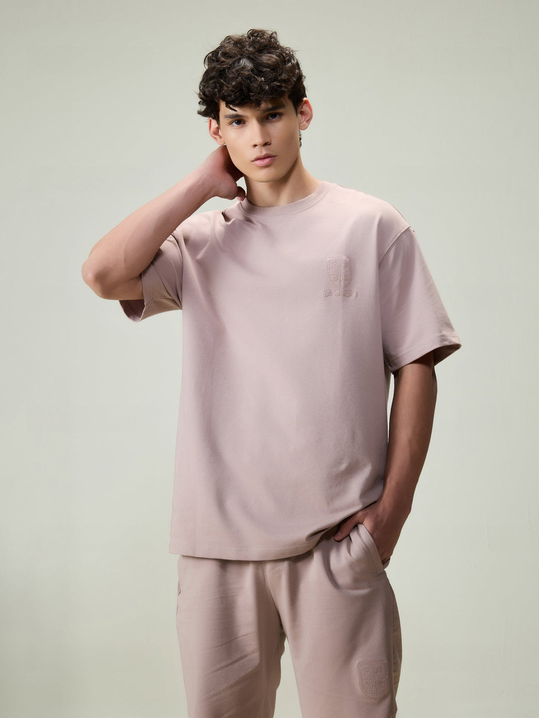 Dusty Pink Everywear Leisure Tee