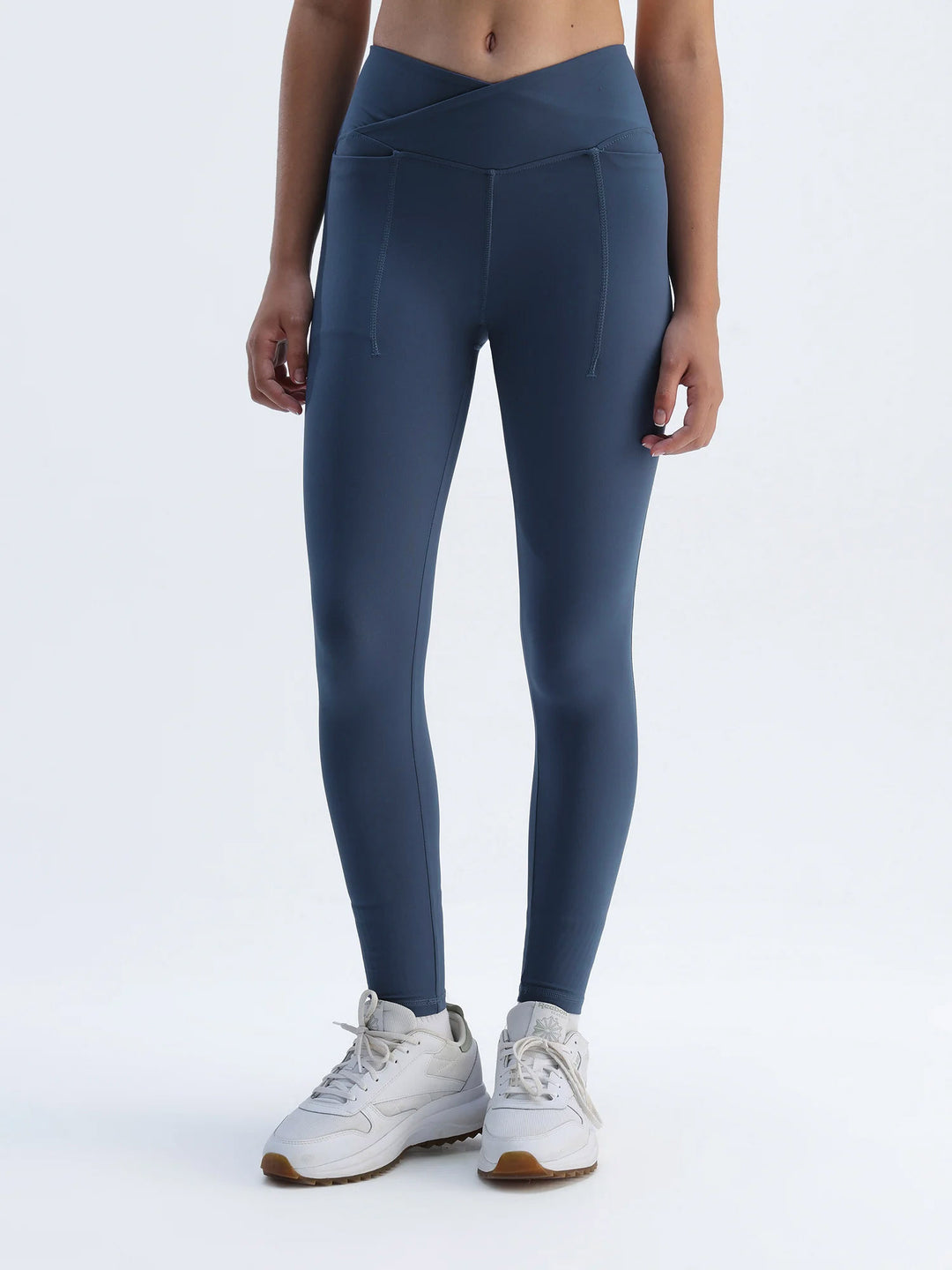 Steel Blue Hourglass Snug Leggings